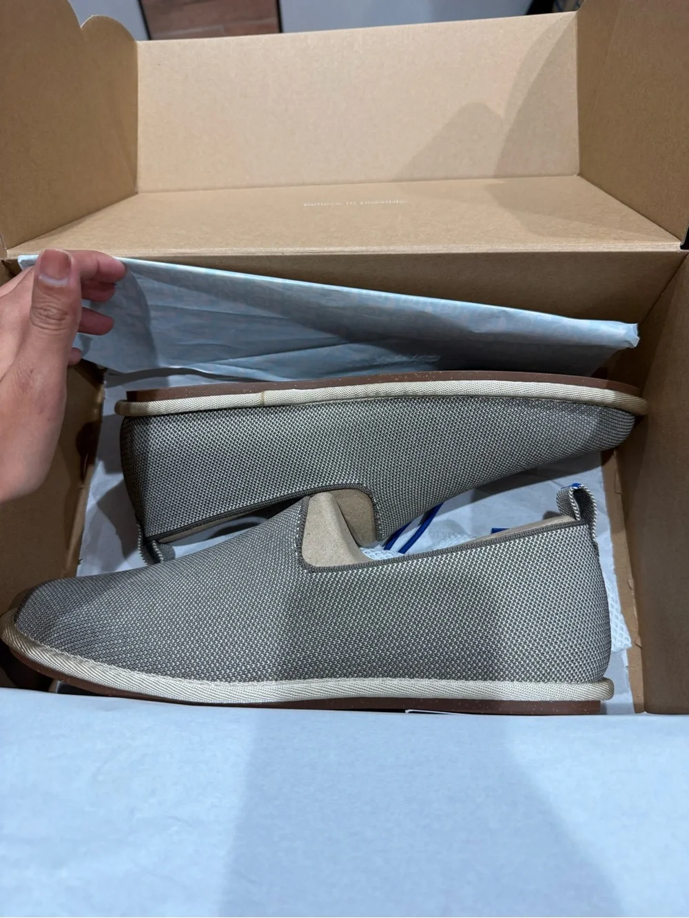 ROTHY'S Smoke Men's Cruiser Loafer - Size US 10.5 | New in Box